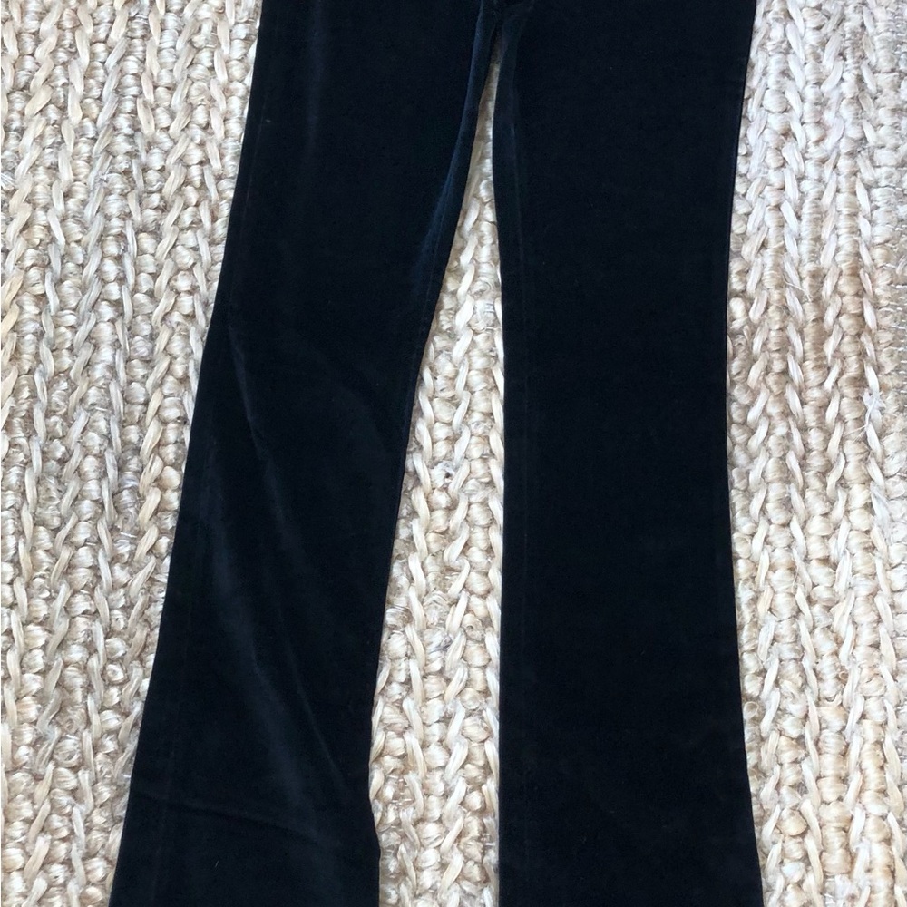 Dolce & Gabbana Black Velvet Skinny Pants